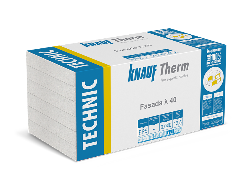 KNAUF THERM Technic Fasada EPS λ 40 KNAUF Therm TECH Fasada λ 40 - obrazek 1