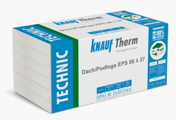 KNAUF Therm TECH Dach/Podłoga EPS 80 λ 37